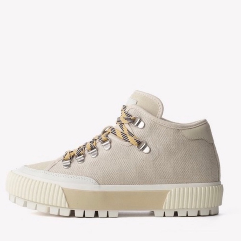 rag & bone Canvas Hiking Boot in Beige /  Tan